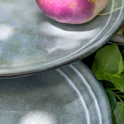 Assiette|Assiette De Noël*alinea Assiette à dessert en grès D20cm - calaluna Bleu