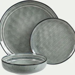 Assiette|Assiette De Noël*alinea Assiette à dessert en grès D20cm - calaluna Bleu