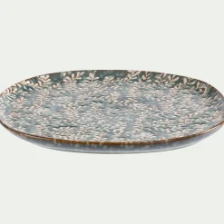 Assiette*alinea Assiette à dessert en grès D20cm - autan Bleu