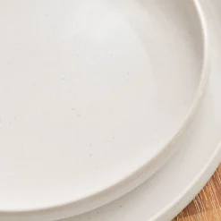 Assiette|Assiette De Noël*alinea Assiette à dessert en grès D21cm - Blanc