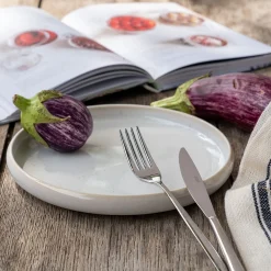 Assiette|Assiette De Noël*alinea Assiette à dessert en grès D21cm - Blanc