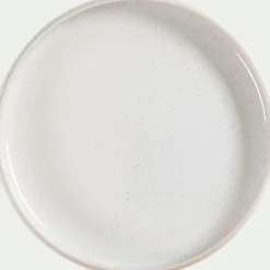 Assiette|Assiette De Noël*alinea Assiette à dessert en grès D21cm - Blanc