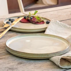 Assiette*alinea Assiette à dessert en grès D21,3cm - Beige