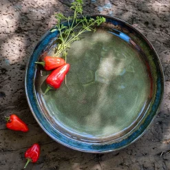 Assiette*alinea Assiette à dessert en grès D20,5cm - cèdre Vert