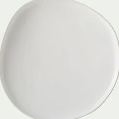Assiette|Assiette De Noël*alinea Assiette à dessert en grès D21cm - Blanc ventoux