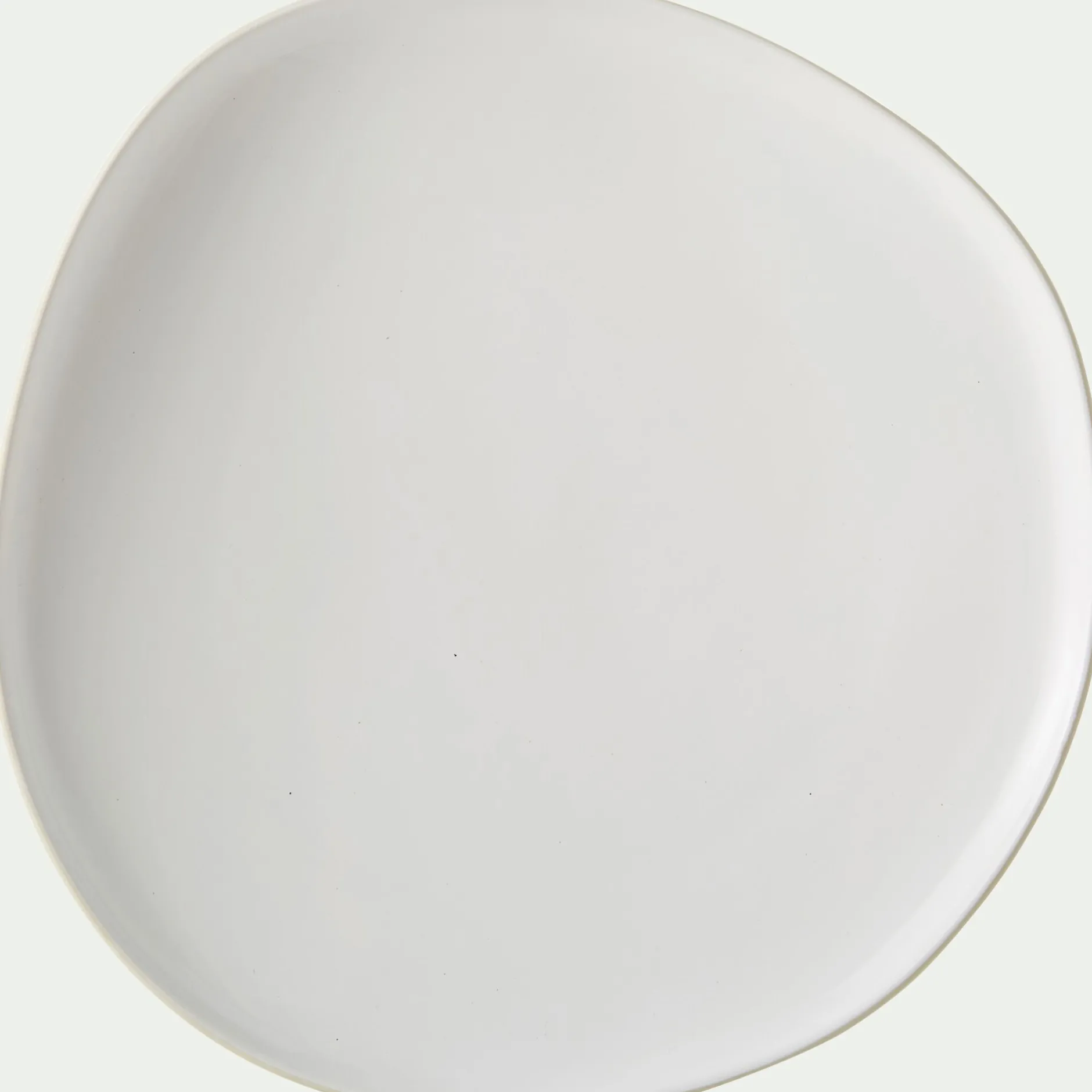 Assiette|Assiette De Noël*alinea Assiette à dessert en grès D21cm - Blanc ventoux