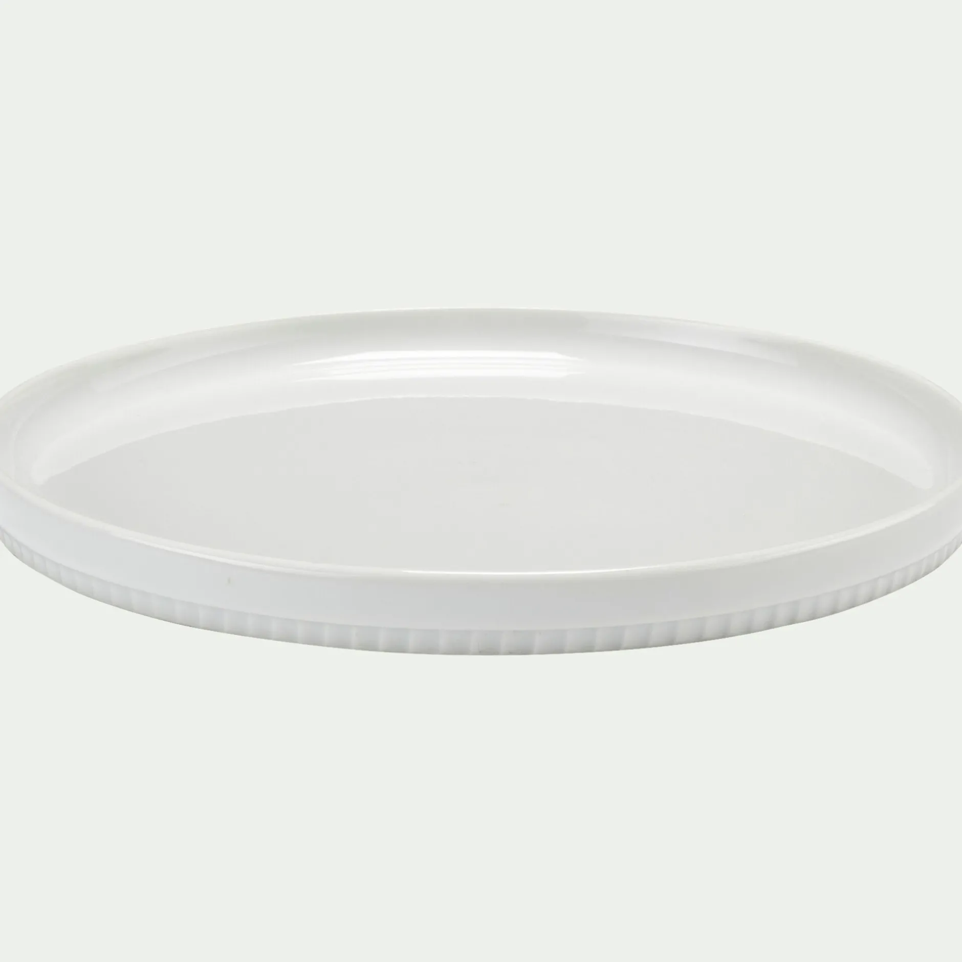 Assiette*alinea Assiette à dessert en porcelaine D20cm - Blanc