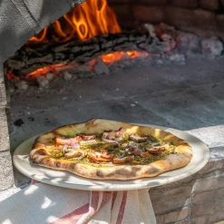 Plat De Service Et Saladier|Assiette*alinea Assiette à pizza en grès D32cm - Blanc