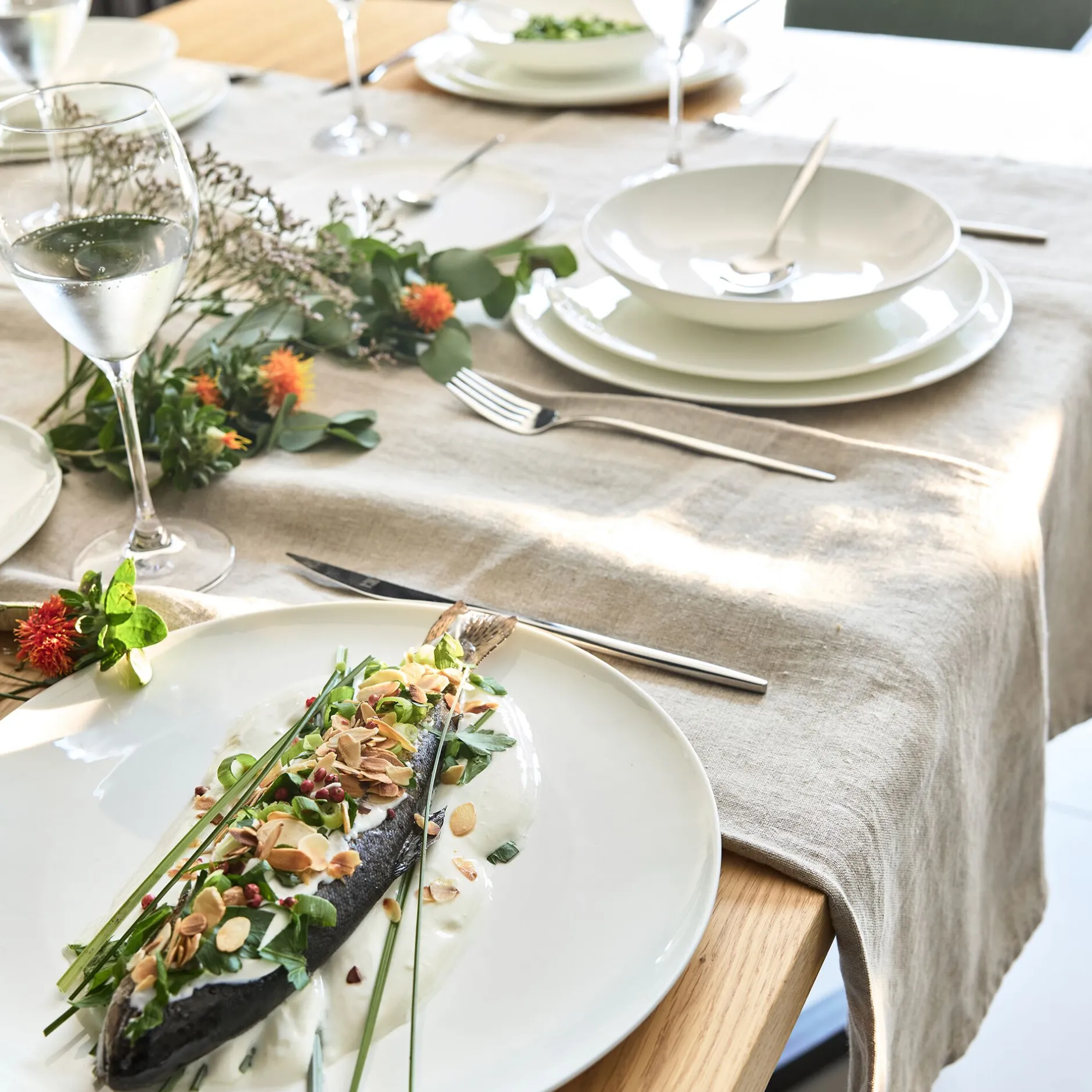 Plat De Service Et Saladier|Assiette*alinea Assiette à pizza en porcelaine légère D30cm - Blanc