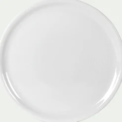Plat De Service Et Saladier|Assiette*alinea Assiette à pizza en porcelaine qualité hôtelière D30,5cm - Blanc