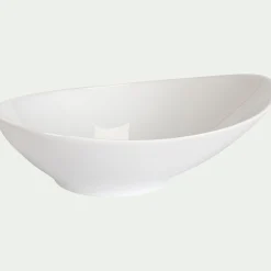 Assiette*alinea Assiette calotte en porcelaine D19cm - Blanc