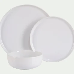 Assiette*alinea Assiette creuse en faïence D15cm - ventoux Blanc