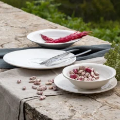 Assiette*alinea Assiette creuse en faïence D23,5cm - Blanc