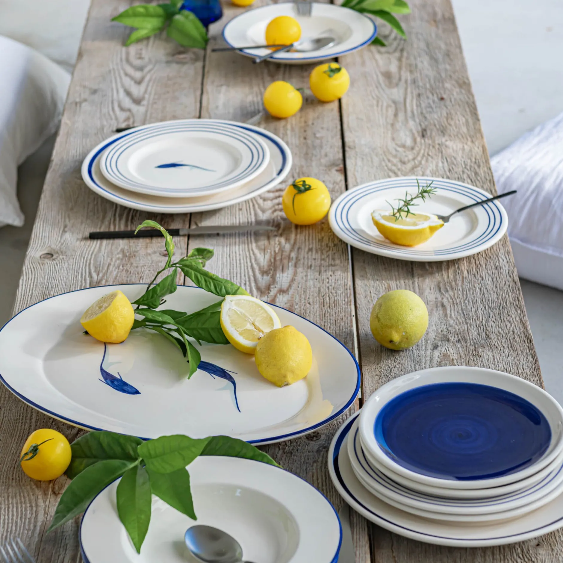 Assiette*alinea Assiette creuse en faïence D23,5cm - Blanc