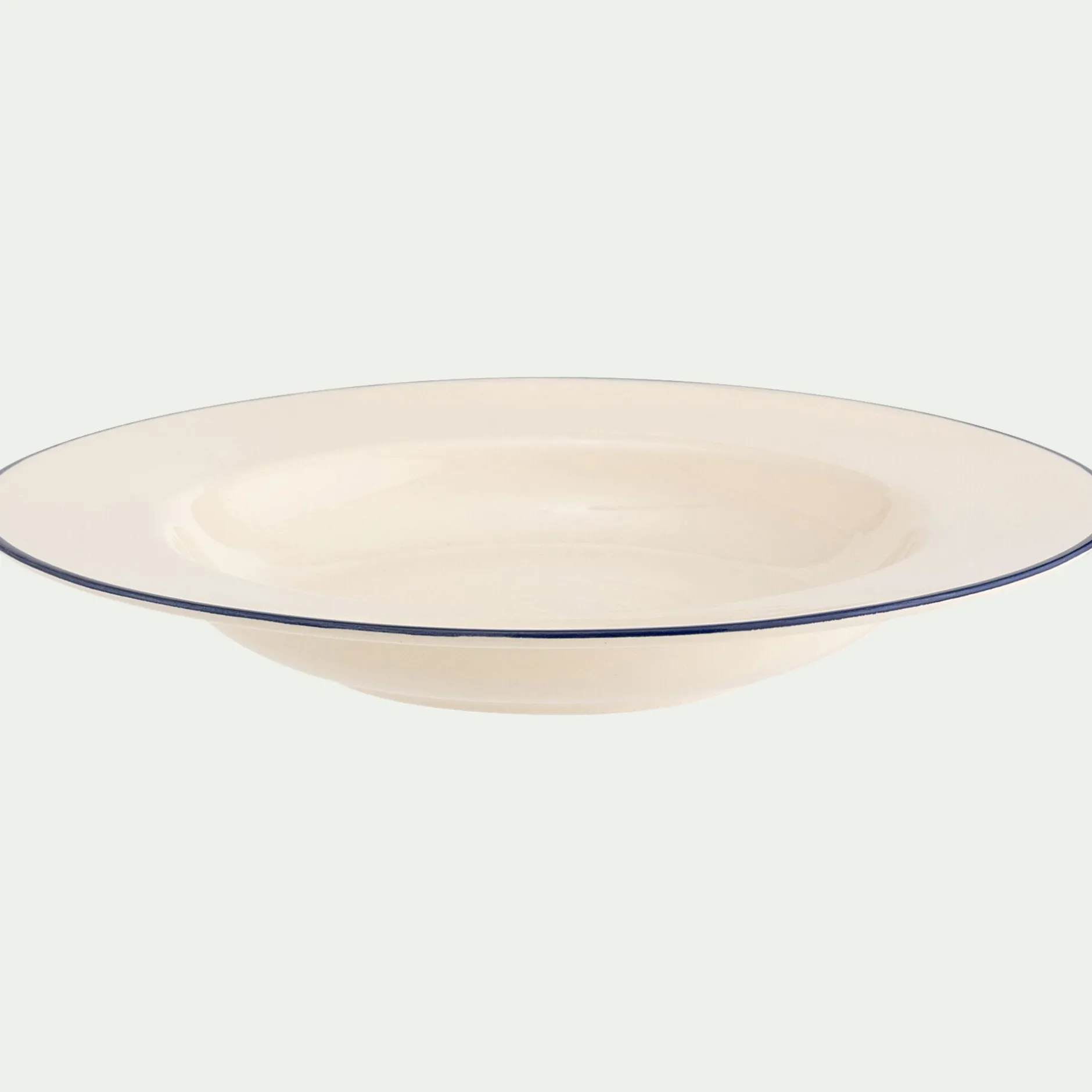 Assiette*alinea Assiette creuse en faïence D23,5cm - Blanc