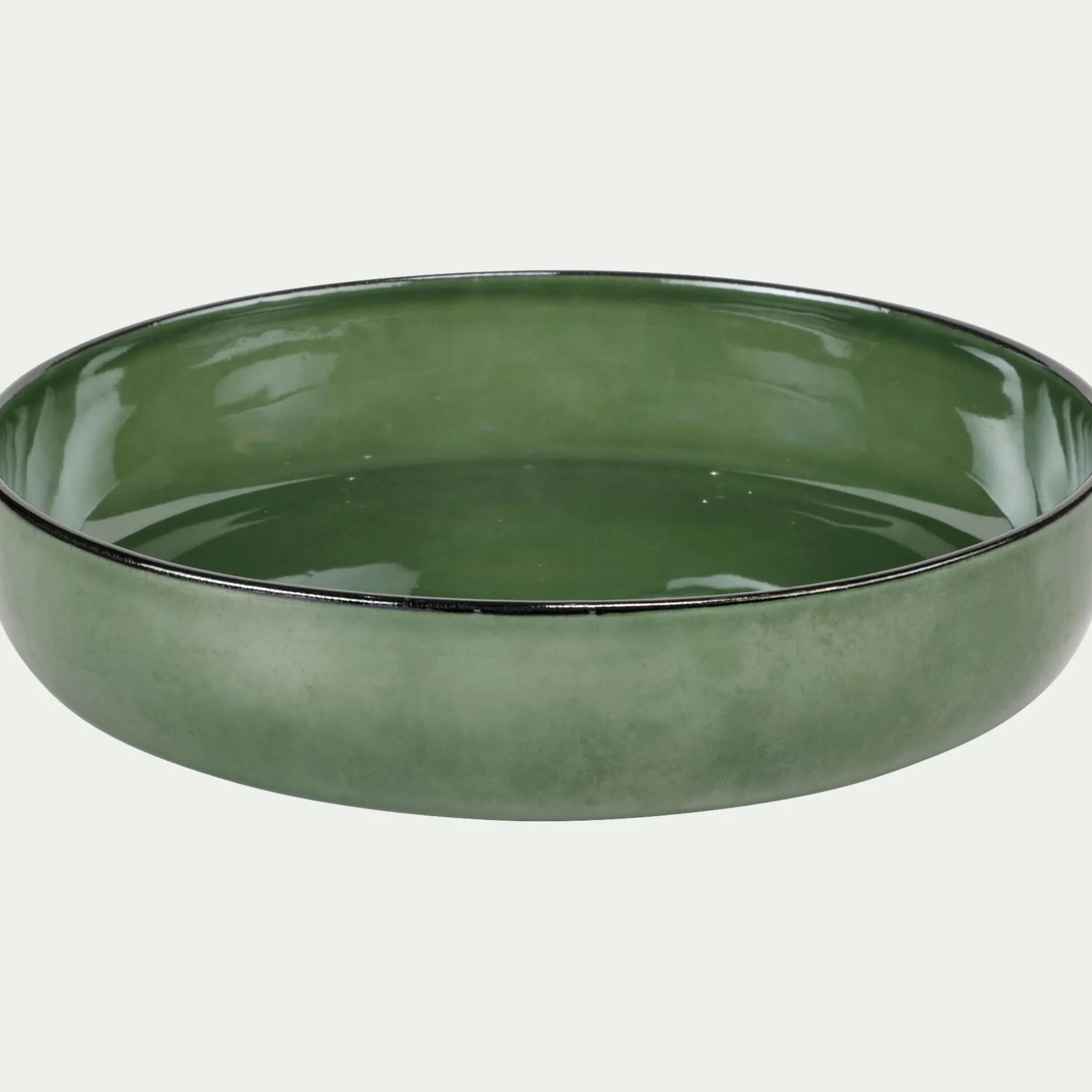 Assiette*alinea Assiette creuse en grès D20cm - avocado Vert