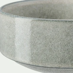 Assiette*alinea Assiette creuse en grès émail réactif D15,5cm - clair Gris