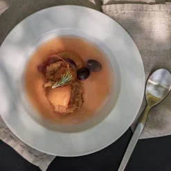 Assiette*alinea Assiette creuse en porcelaine D23cm - Blanc