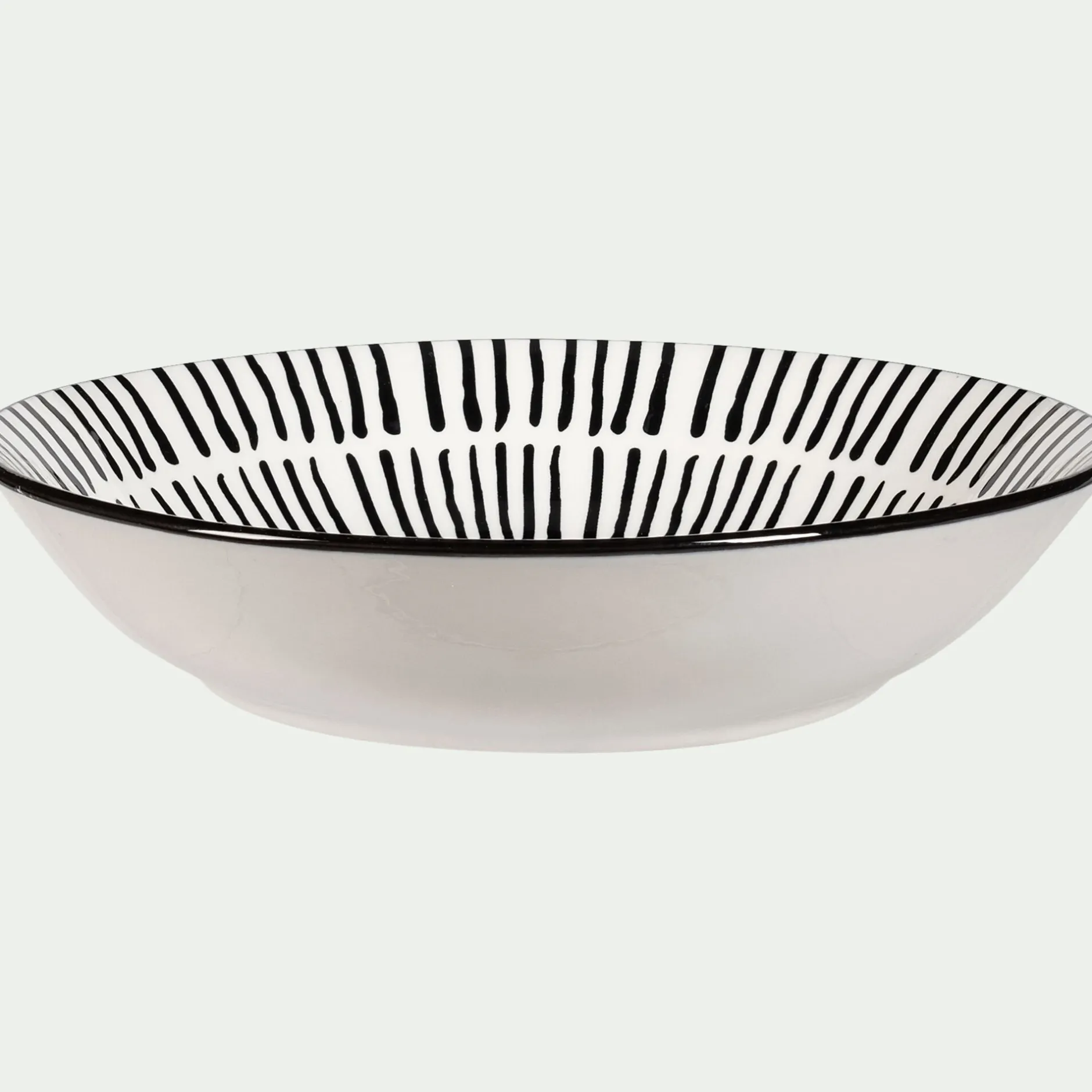 Assiette*alinea Assiette creuse en porcelaine D20cm - Blanc
