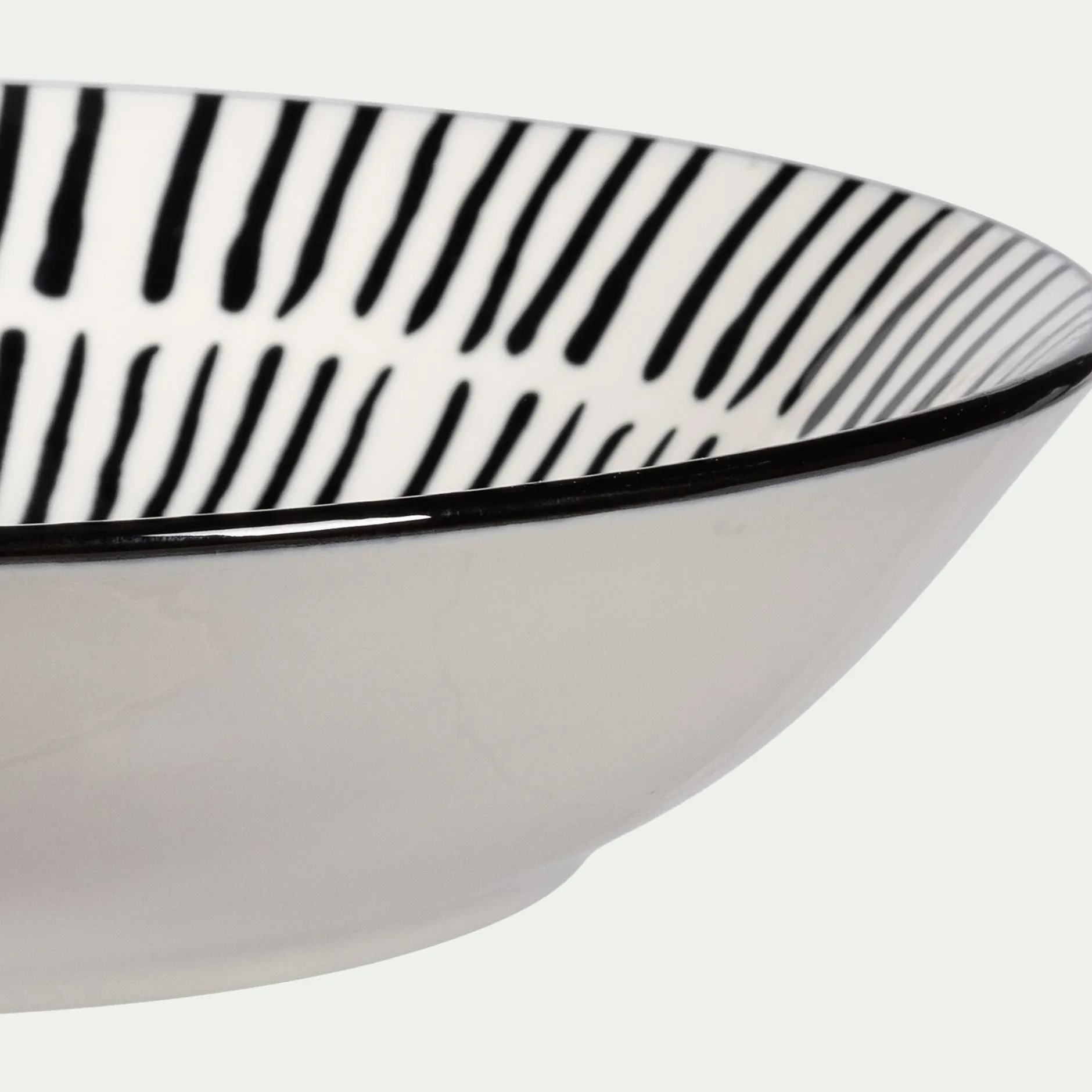 Assiette*alinea Assiette creuse en porcelaine D20cm - Blanc