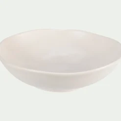 Assiette*alinea Assiette creuse ondulée en faïence D20cm - ventoux Blanc