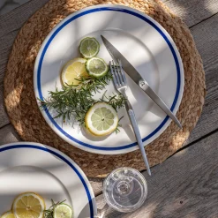 Assiette*alinea Assiette plate en faïence D27cm - Blanc