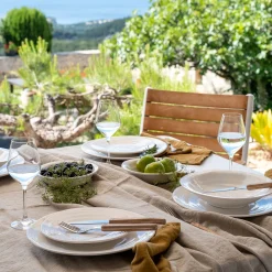 Assiette*alinea Assiette plate en faïence D26,5cm - Blanc