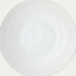 Assiette*alinea Assiette plate en faïence D26,5cm - Blanc