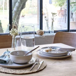 Assiette*alinea Assiette plate en faïence D28cm - alpilles Beige