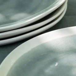 Assiette*alinea Assiette plate en grès D27,5cm - autan Bleu