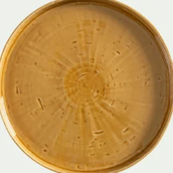 Assiette*alinea Assiette plate en grès D27,5cm - argan Jaune