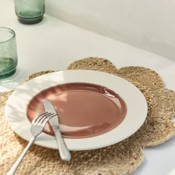 Assiette|Assiette De Noël*alinea Assiette plate en grès D27,5cm - terracotta Marron