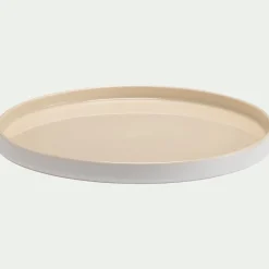 Assiette*alinea Assiette plate en grès D26cm - Blanc