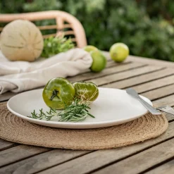 Assiette|Assiette De Noël*alinea Assiette plate en grès D27,5cm - ventoux Blanc