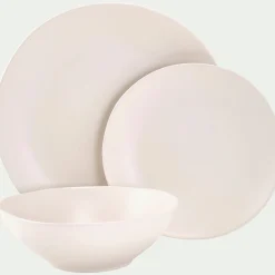 Assiette|Assiette De Noël*alinea Assiette plate en grès D27,5cm - ventoux Blanc