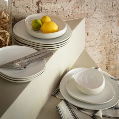 Assiette|Assiette De Noël*alinea Assiette plate en grès D27cm - ventoux Blanc