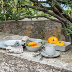 Assiette*alinea Assiette plate en grès D27,5cm - Vert