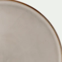 Assiette*alinea Assiette plate en grès D27cm - Beige
