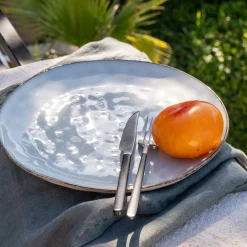 Assiette*alinea Assiette plate en grès D27,5cm - roucas Beige