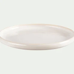 Assiette|Assiette De Noël*alinea Assiette plate en grès moucheté D26,5cm - Blanc
