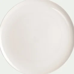Assiette*alinea Assiette plate en porcelaine D25cm - Blanc