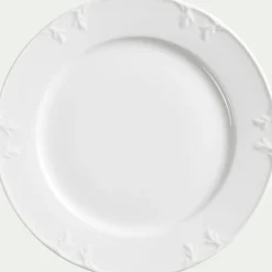 Assiette*alinea Assiette plate en porcelaine D28cm - Blanc