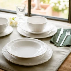 Assiette|Assiette De Noël*alinea Assiette plate en porcelaine D26,8cm - Blanc