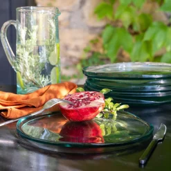 Assiette*alinea Assiette plate en verre D25cm - Transparent