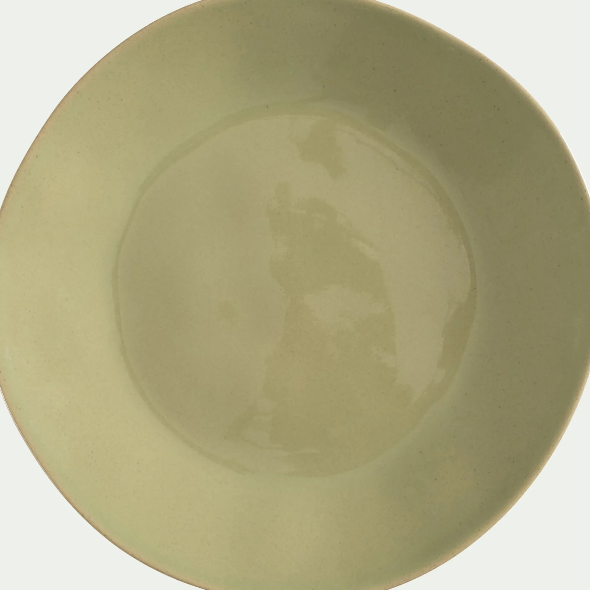 Assiette|Assiette De Noël*alinea Assiette plate organique en grès D26,7cm - avocado Vert
