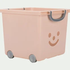 Matelas Enfant|Boîte De Rangement Enfant*alinea Bac de rangement 25L - argile Rose