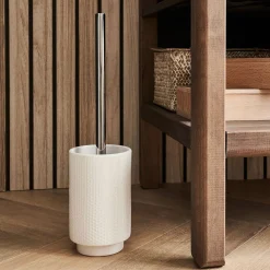 Accessoire Wc*alinea Balai et porte balai WC en céramique - ventoux Blanc