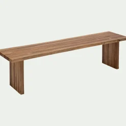 Tiroir Et Bout De Lit|Tabouret*alinea Banc en acacia L170cm - Bois foncé