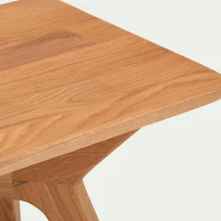 Tiroir Et Bout De Lit|Tabouret*alinea Banc en chêne massif vernis naturel L130cm - Bois clair