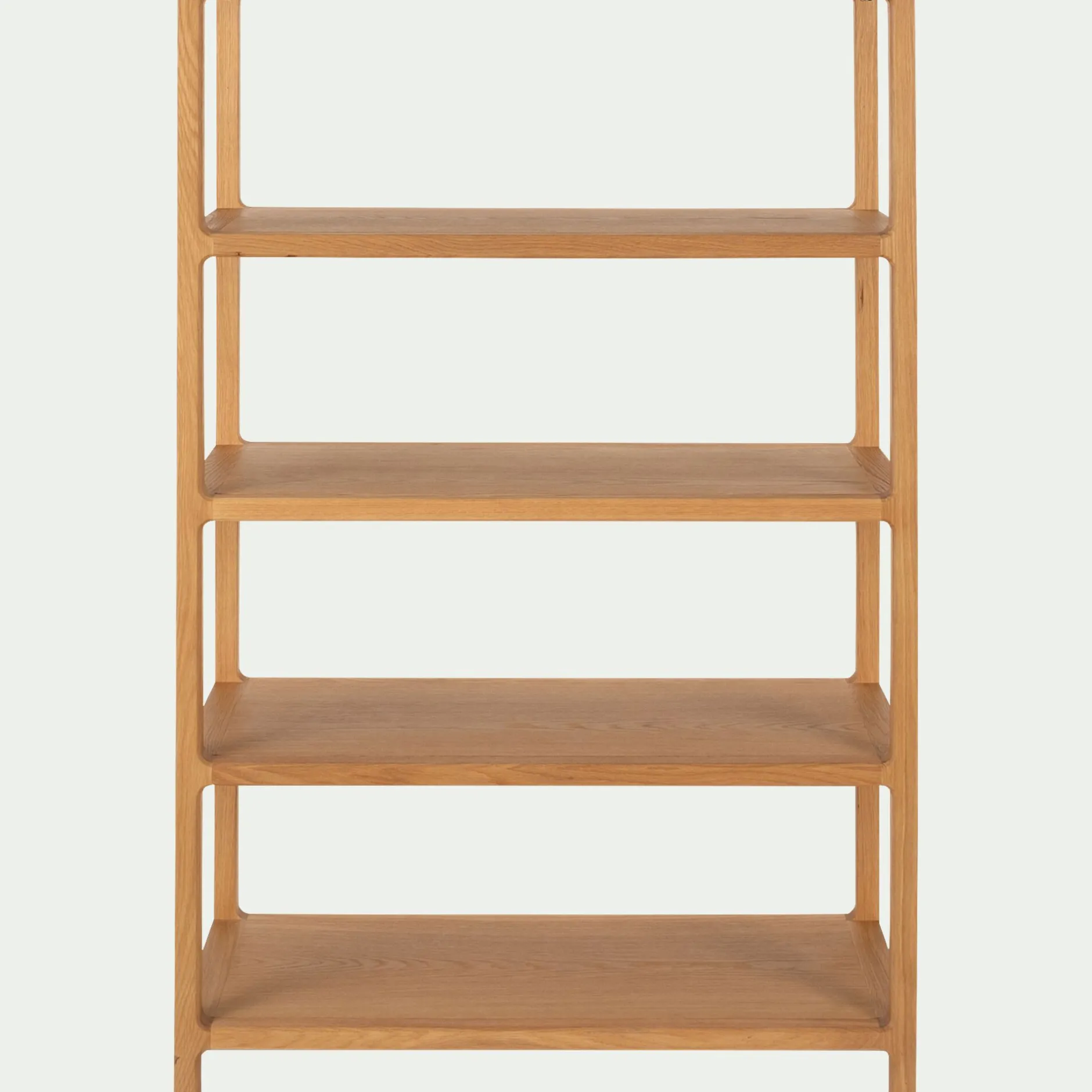 Bibliothèque Et Étagère*alinea Bibliothèque 4 étagères en chêne L90xl35,5xH143,5cm - Bois clair